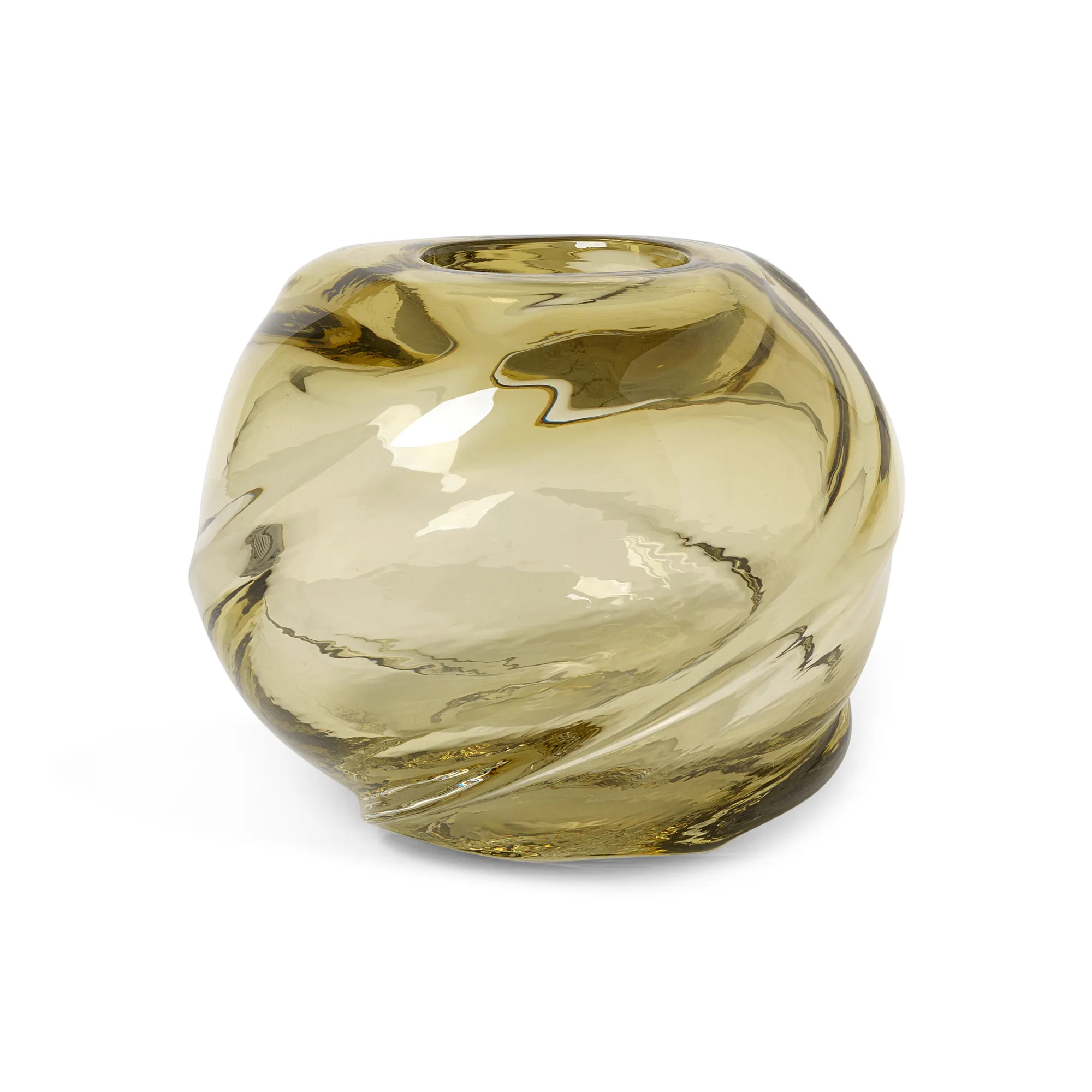 Water Swirl Round vas