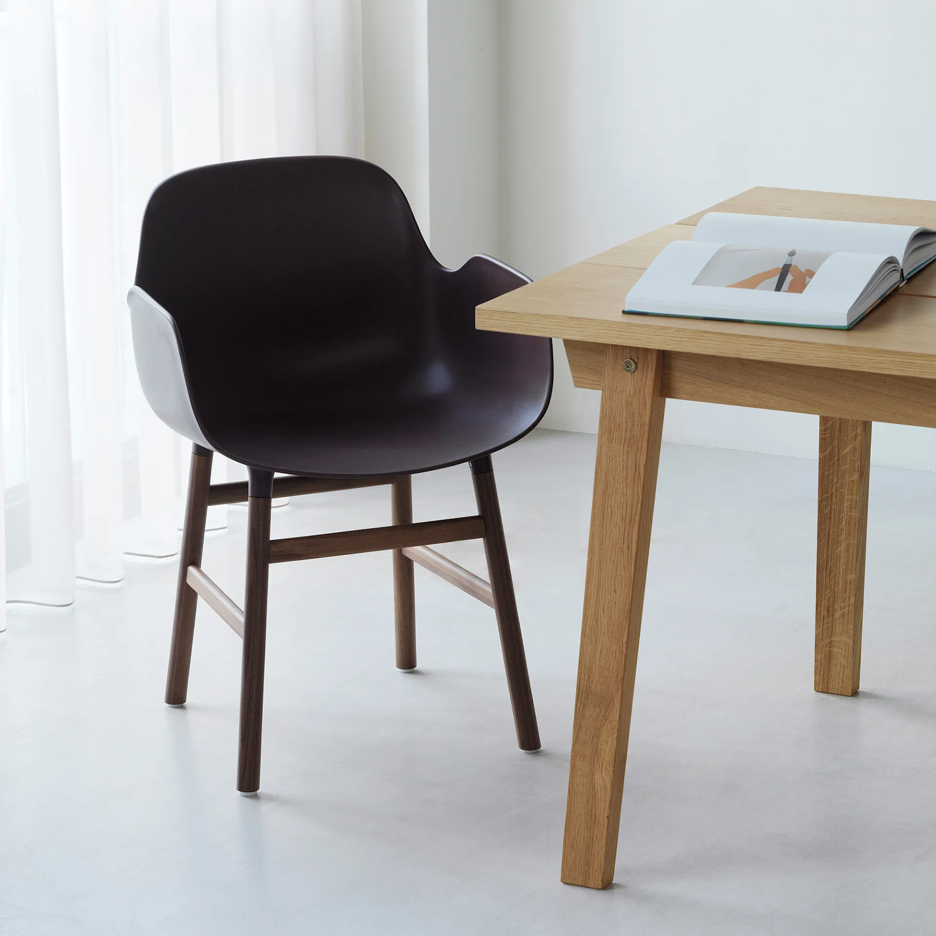 Form Armchair Full Upholstery Oak - Normann Copenhagen - NO GA