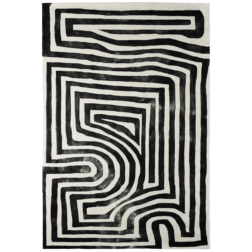 Psychedelic Labyrinth ullmatta charcoal