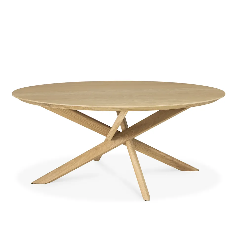 Mikado Round Coffee Table Oak