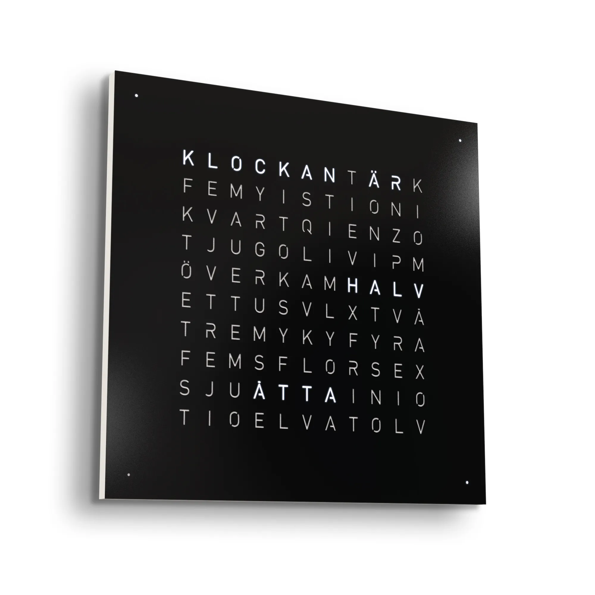 Qlocktwo Earth 45 Creator's Edition – Black Pepper - 2
