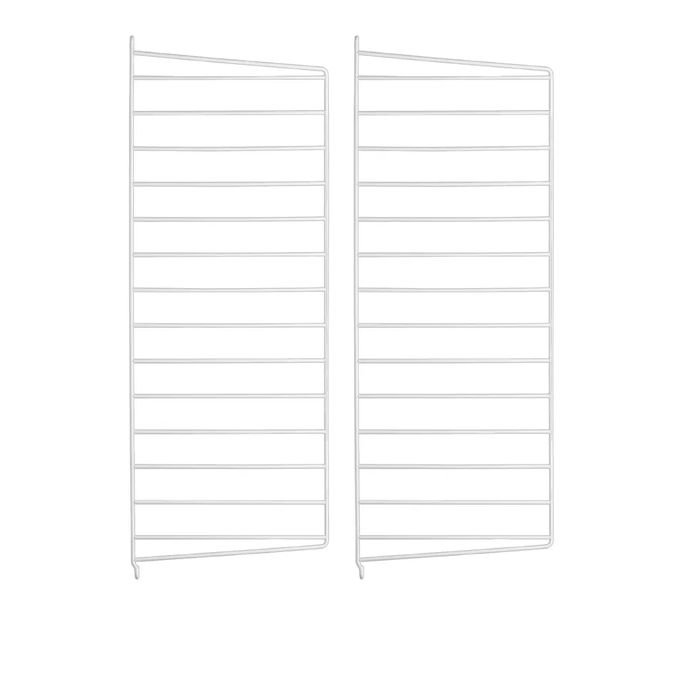 Väggavel 75 x 30 cm 2-pack vit