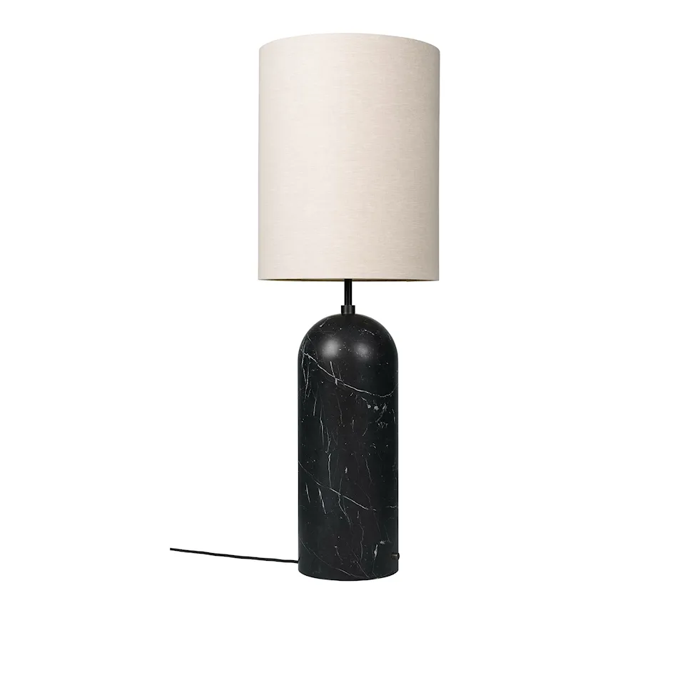 Gravity golvlampa XL High svart marmor
