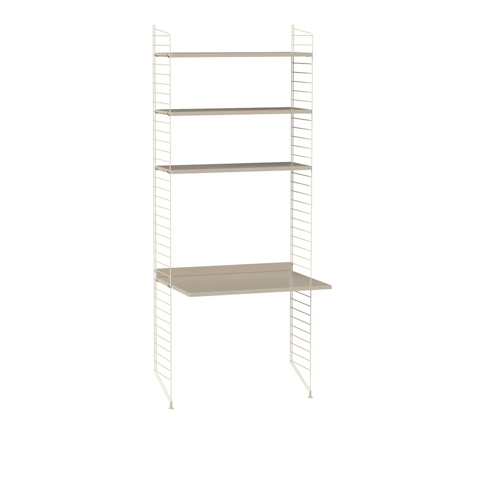 Kontor hyllsystem A beige/beige