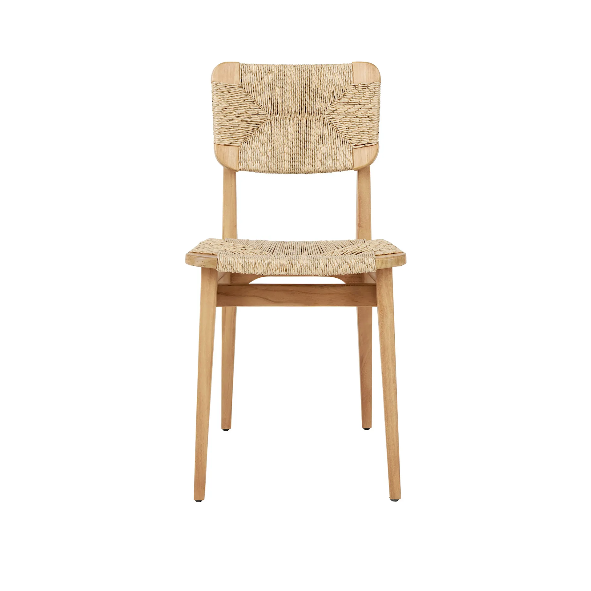 C-Chair Dining Chair, Outdoor, Base Finish Natural teak - Gubi - NO GA