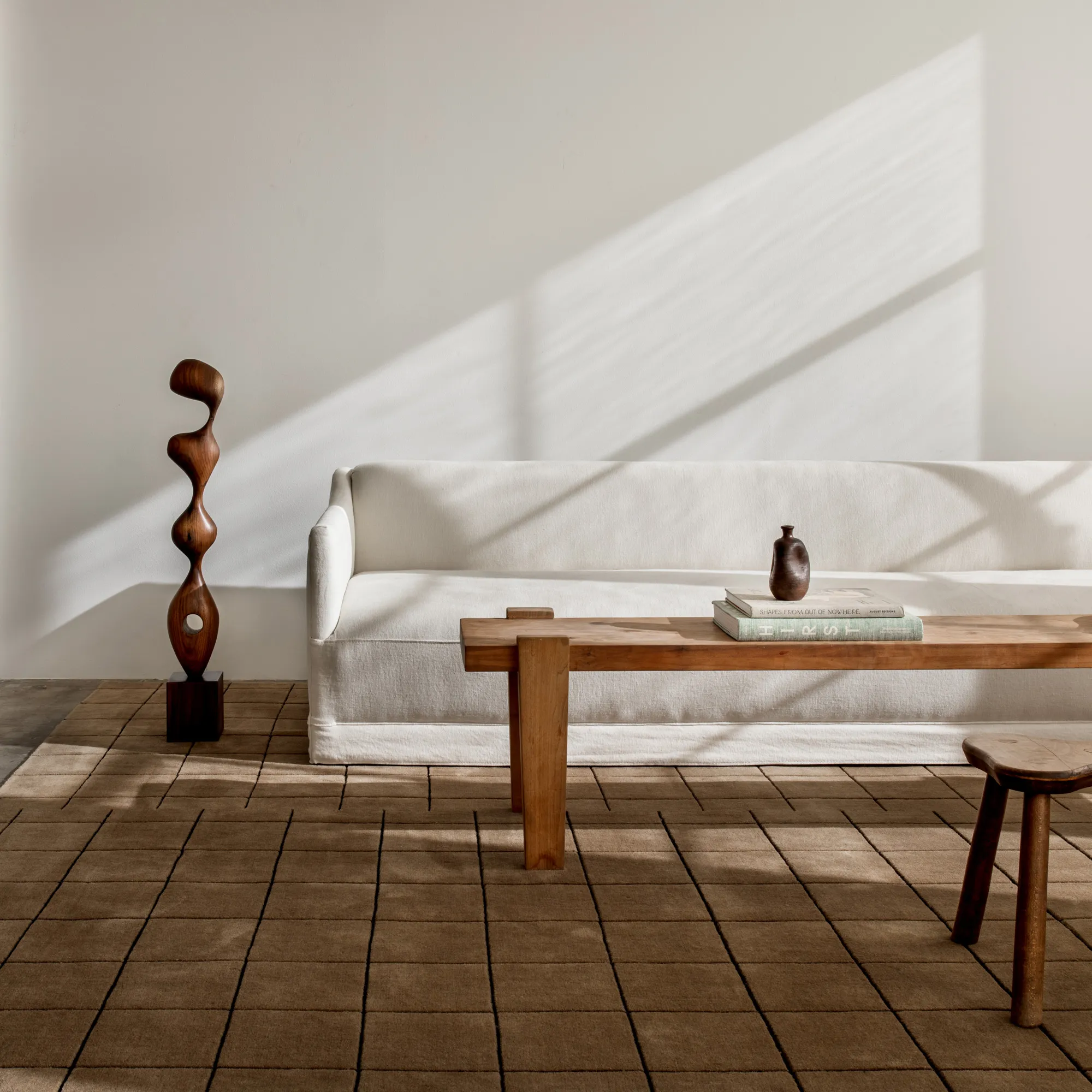 Grid Chestnut/Black ullmatta - 7