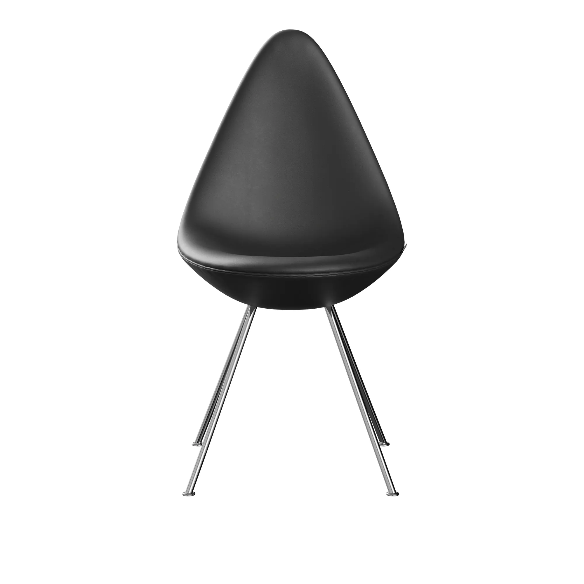 3110 Droppen stol helklädd Chrome - 1