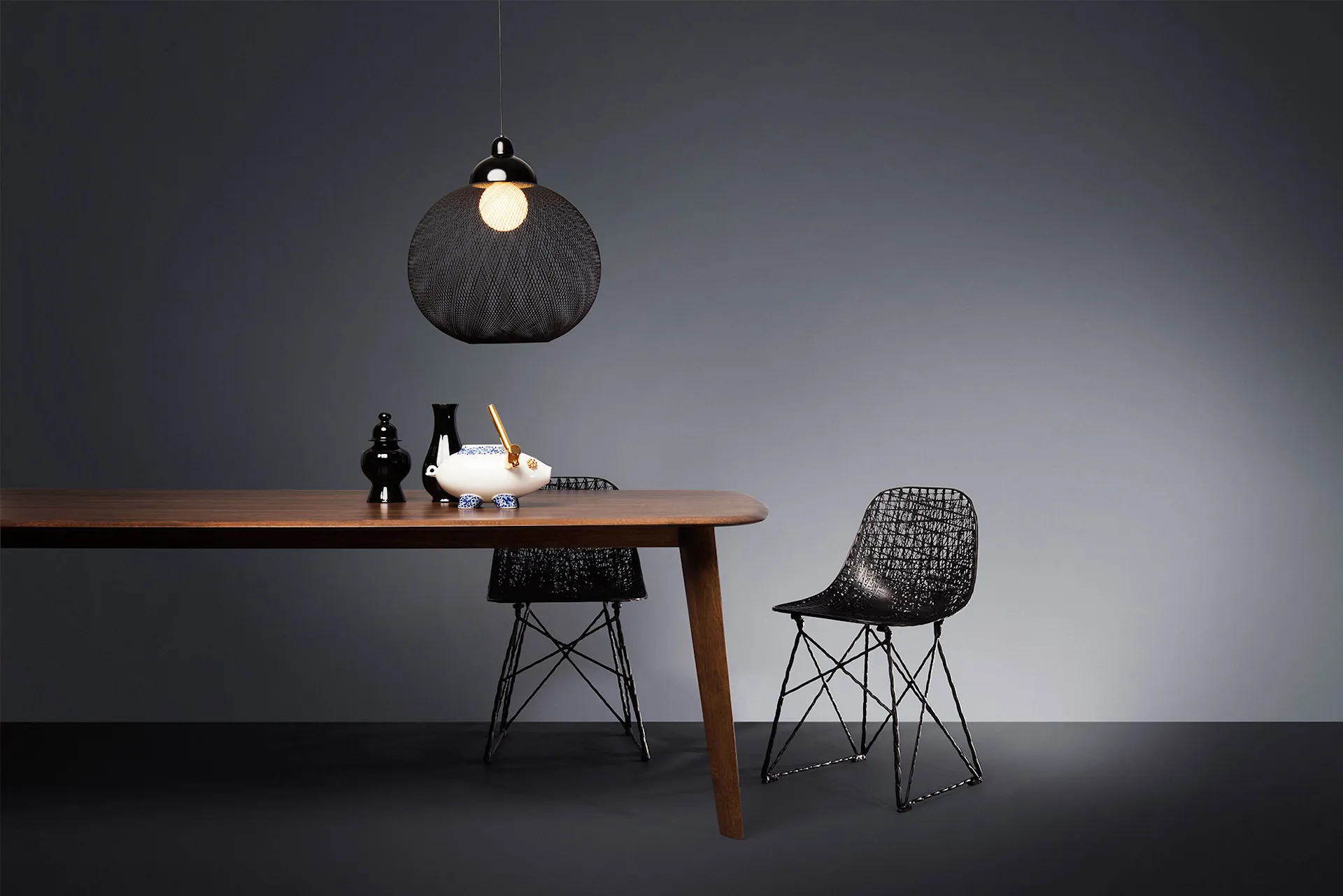 Carbon Chair, Inkl. rygg- och sittdyna - Moooi - Bertjan Pot - NO GA