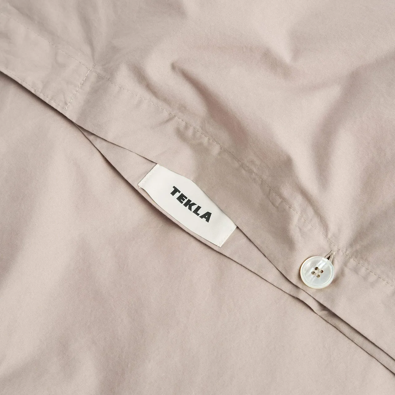 Percale Solid Clay påslakan