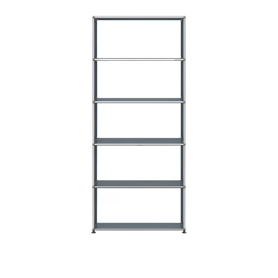 USM Haller 108 Shelving, USM Mid Gray