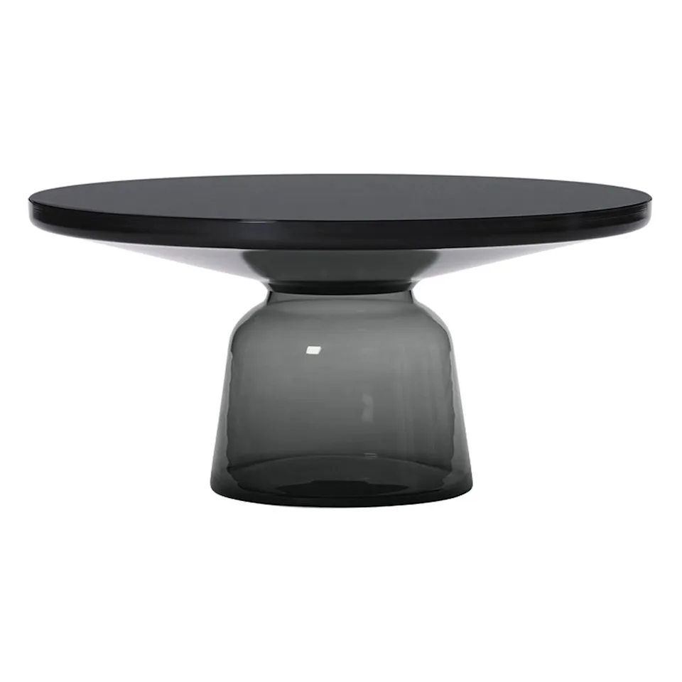 Bell Coffee Table, Svart topp, Quartz Grey