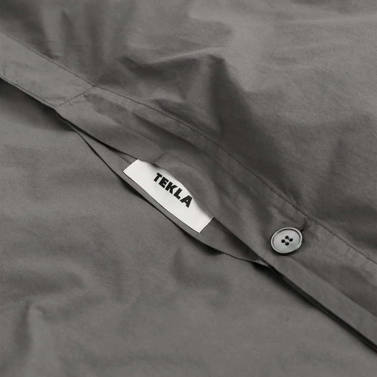 Percale Solid Dark Taupe påslakan