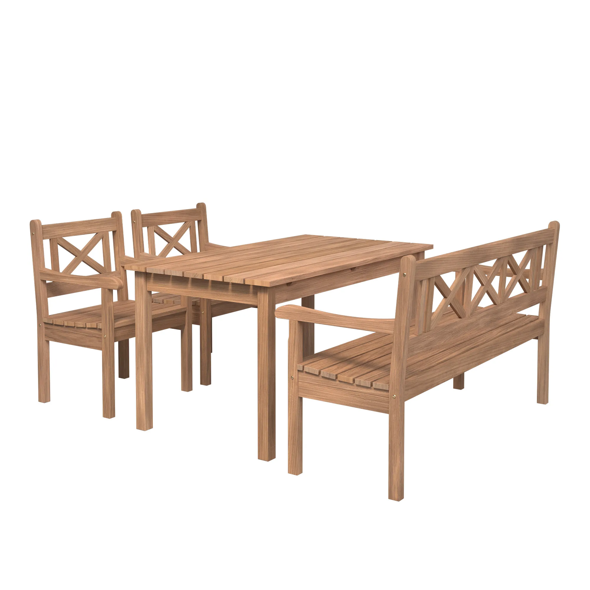 Skagen matgrupp med matbord och 4 stolar - 1