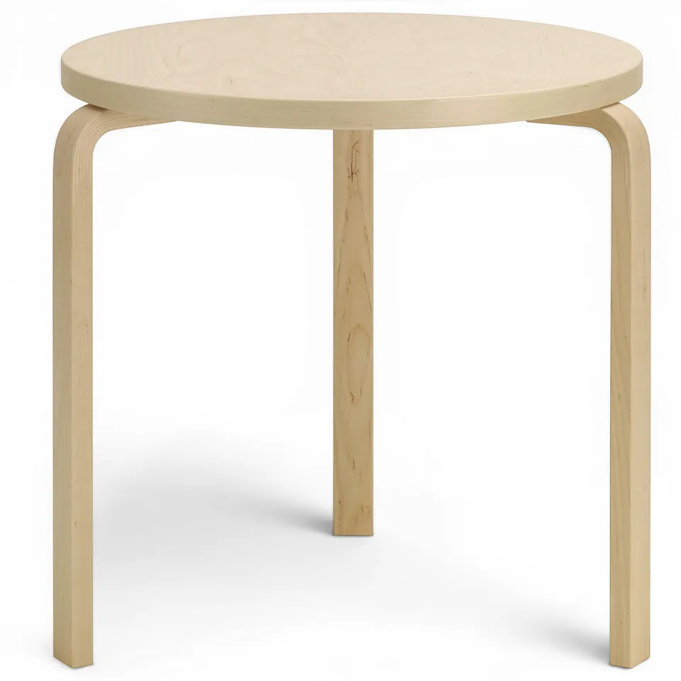 Aalto Table Round 90B matbord