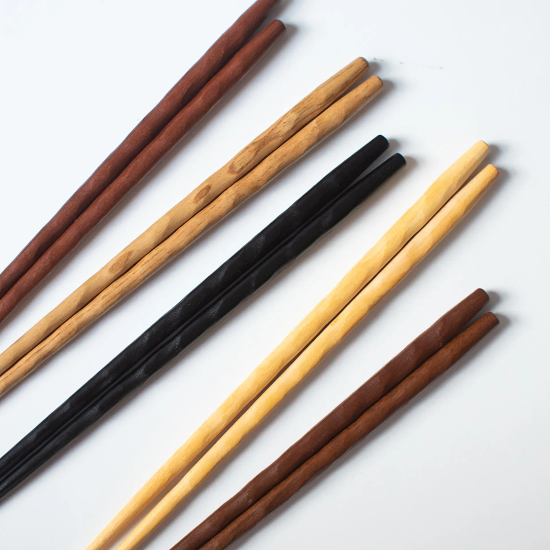 Kawai Carved Wood Chopsticks - Set of 5 - Kawai - NO GA