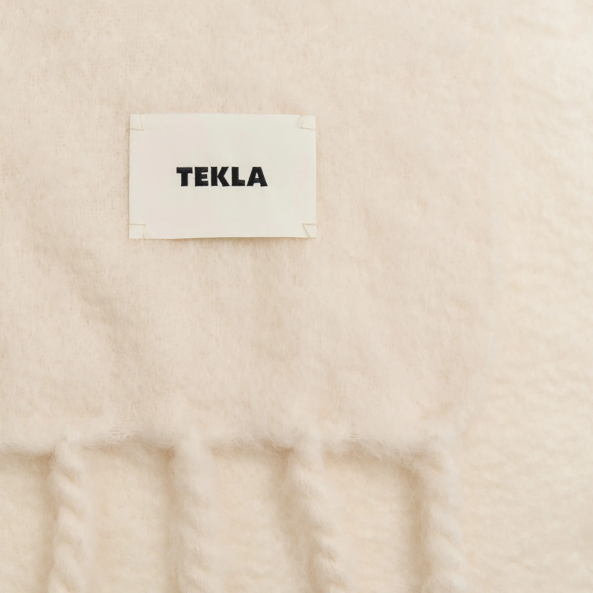 Mohair Ivory pläd - 2