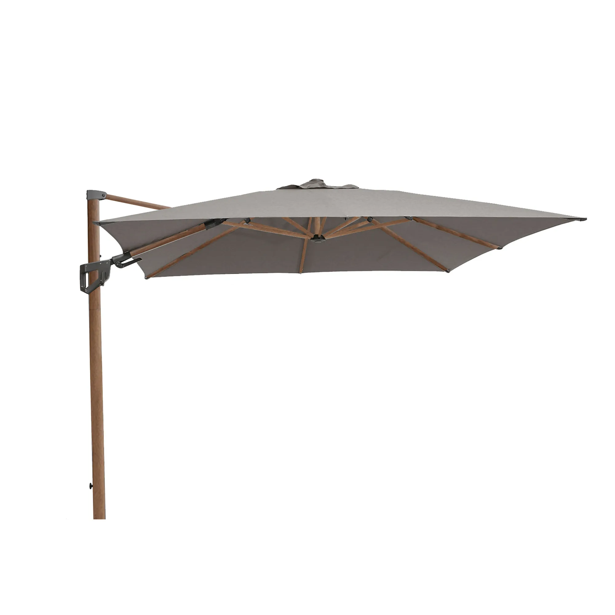 Hyde luxe hängande parasoll trä, 3x4 m - 1