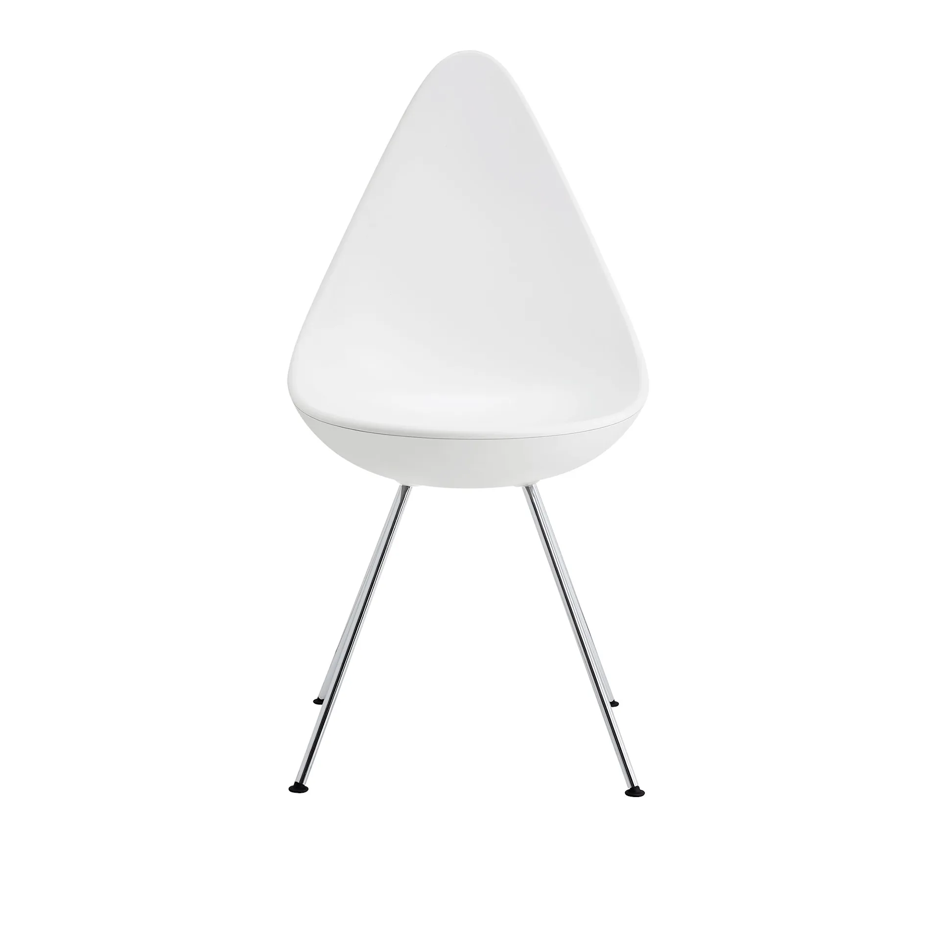 3110 Droppen stol White - Fritz Hansen - Arne Jacobsen - NO GA