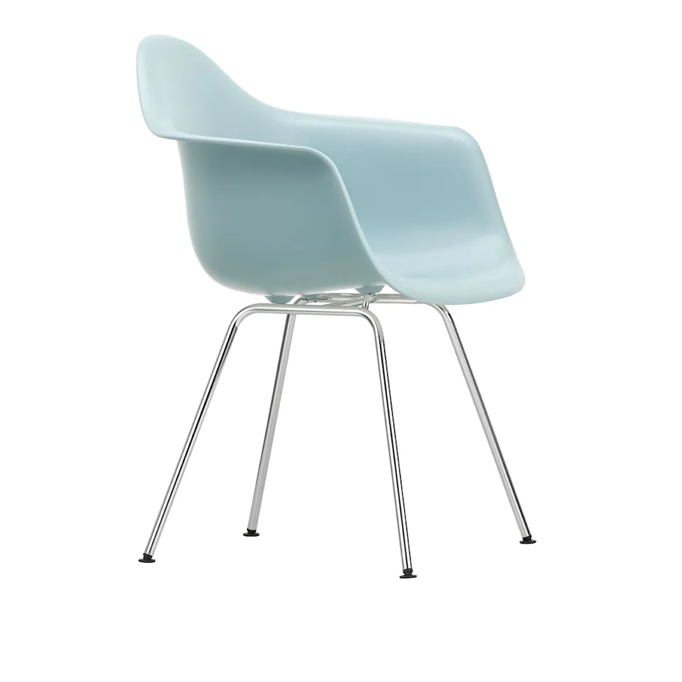 Eames Plastic Armchair DAX - 23 Ice Grey - Chrome Base