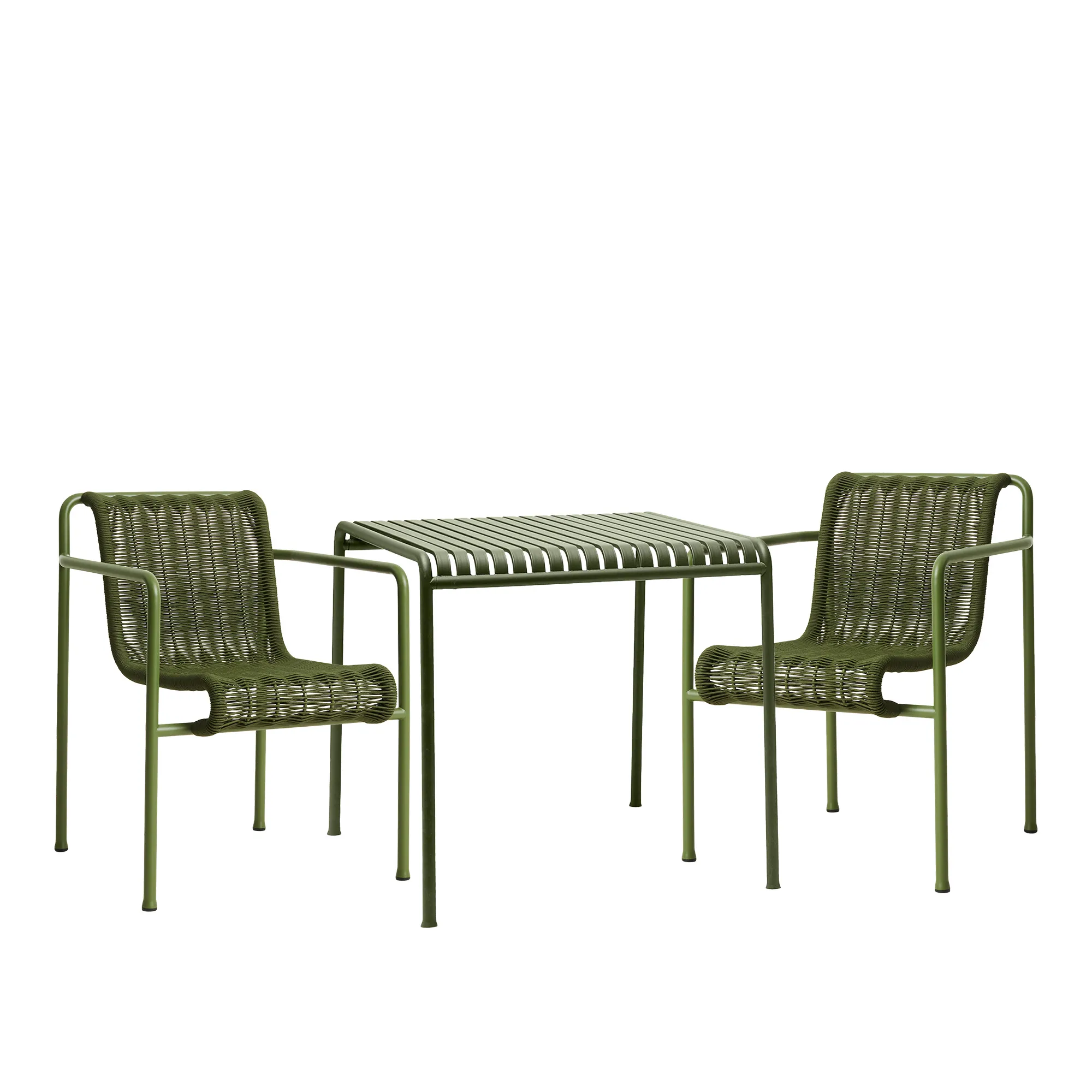 Palissade cord matgrupp med bord & 2 karmstolar - 1
