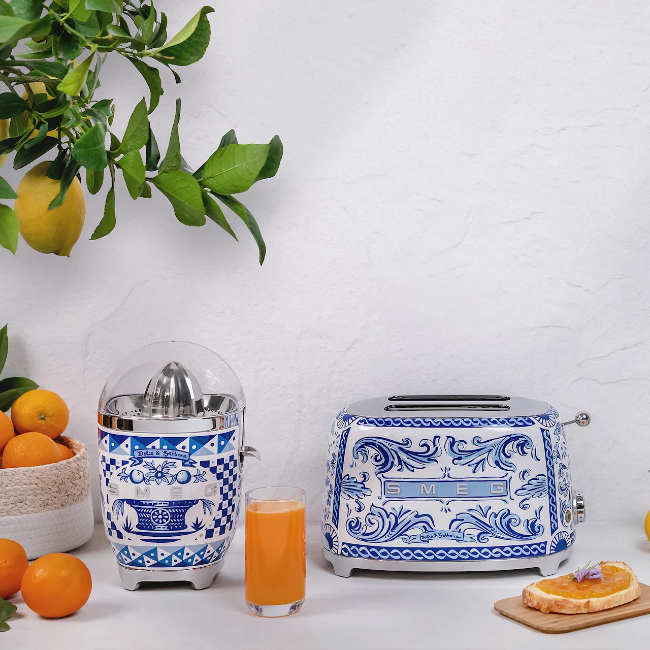 Dolce & Gabbana 2 Slices Toaster  Blue