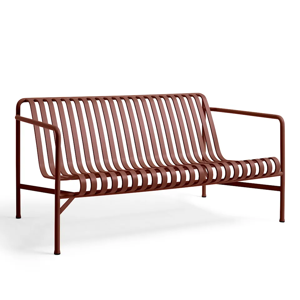 Palissade loungesoffa - Iron Red