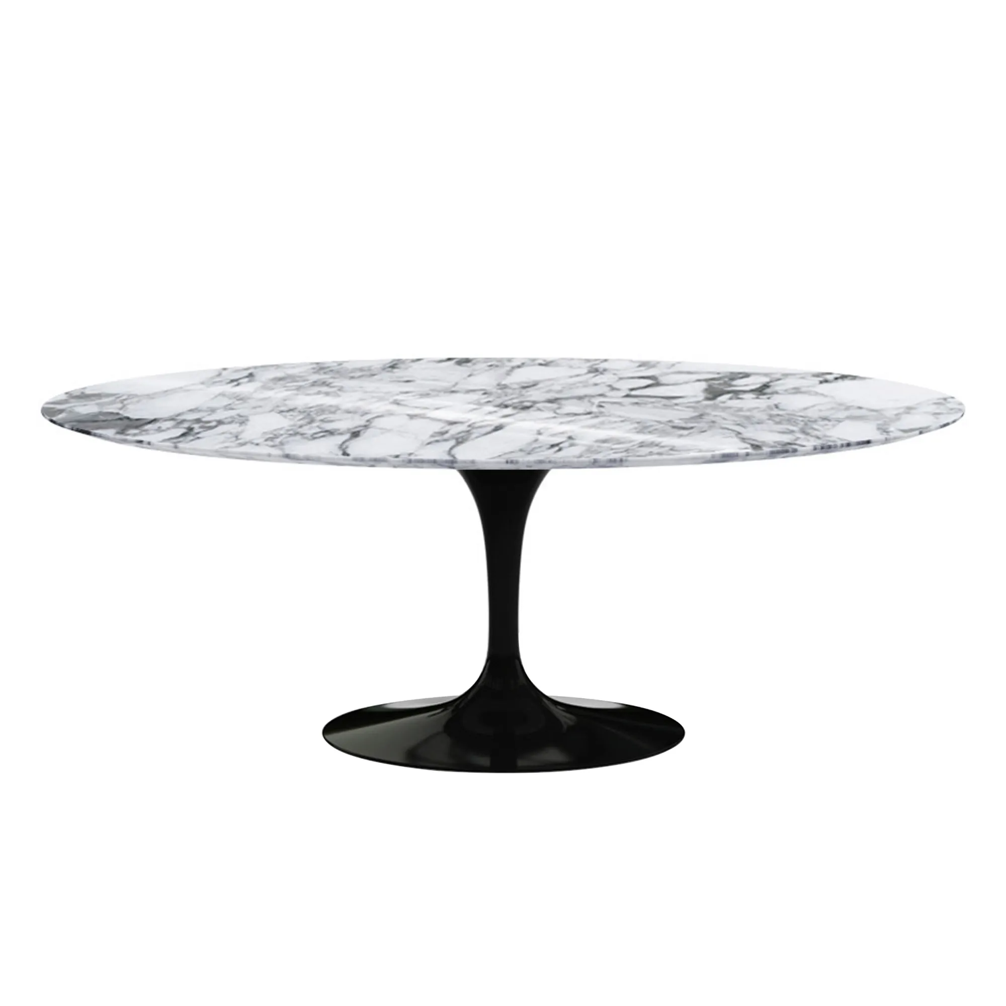 Saarinen Oval matbord 198 cm Black - 1