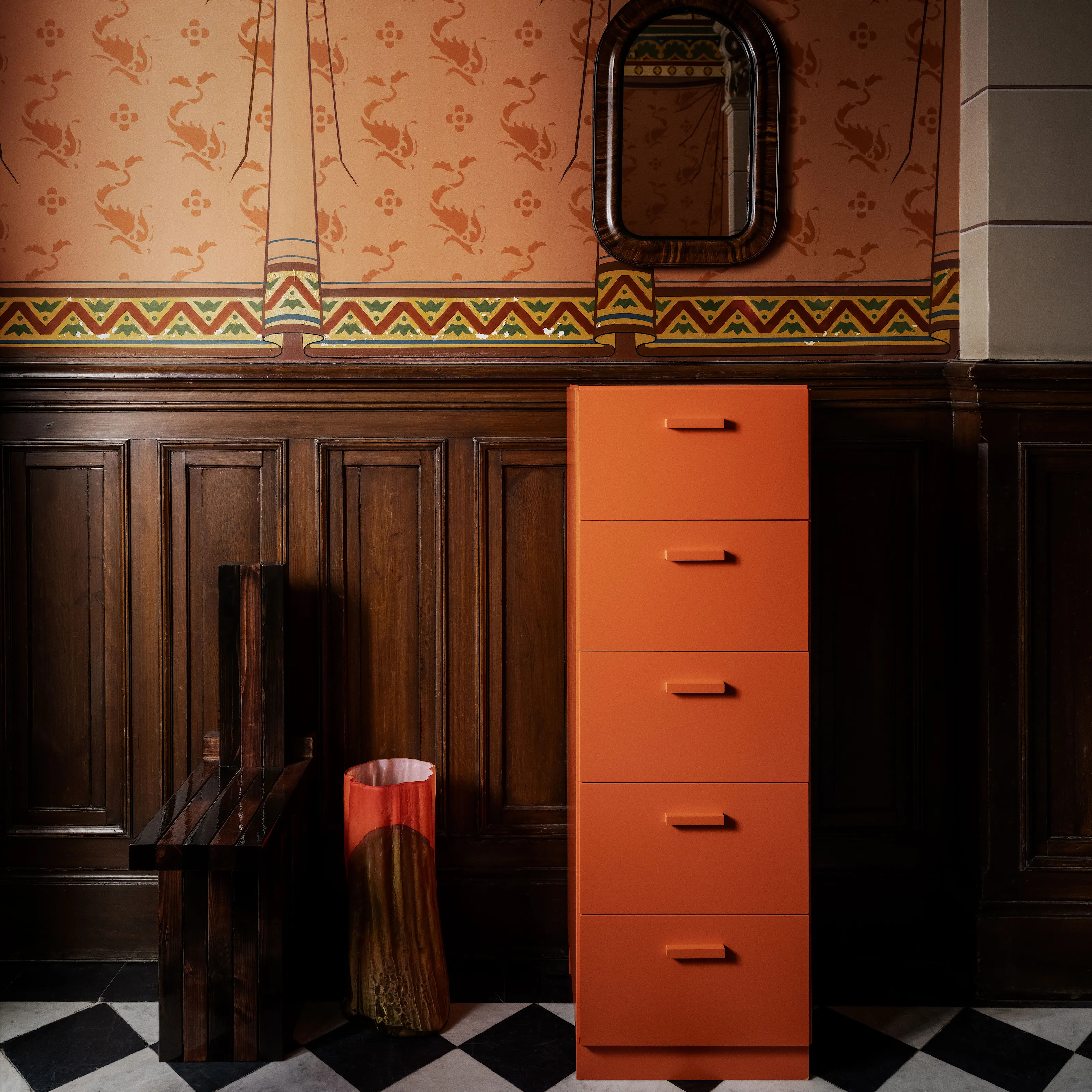 Relief Chest of Drawers Tall Plinth - 3