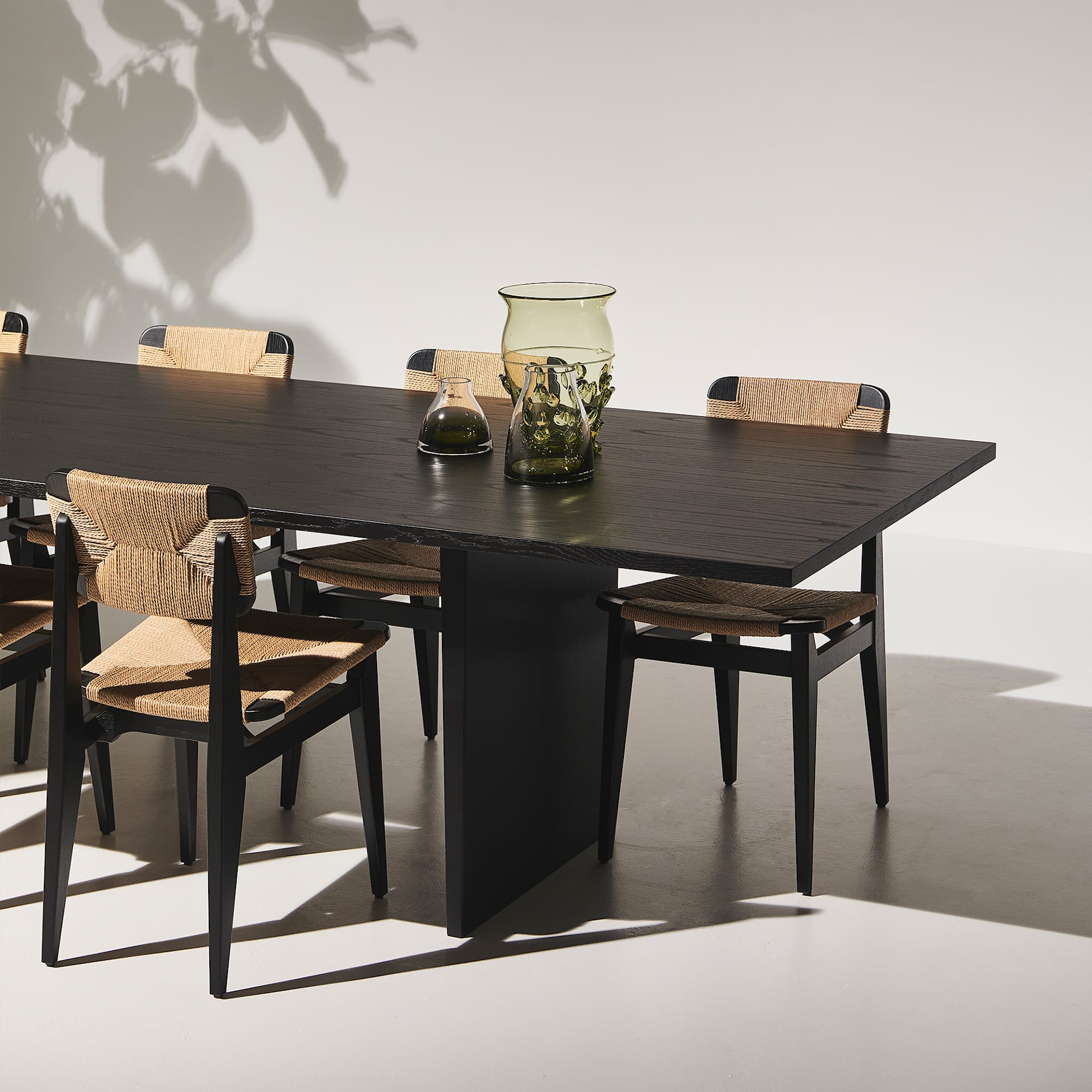 Private Dining Table, 260cm - Brown/Black Ash Veneer - Gubi - NO GA