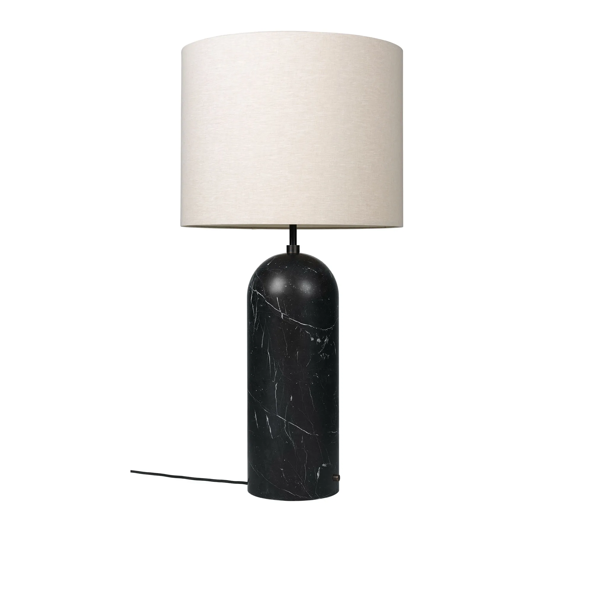 Gravity golvlampa XL Low svart marmor - 1