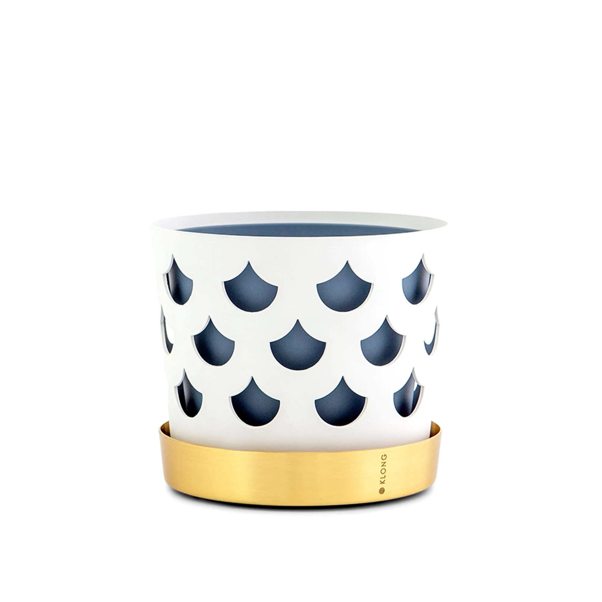 Trio Flower Pot Drop - Vit - 1