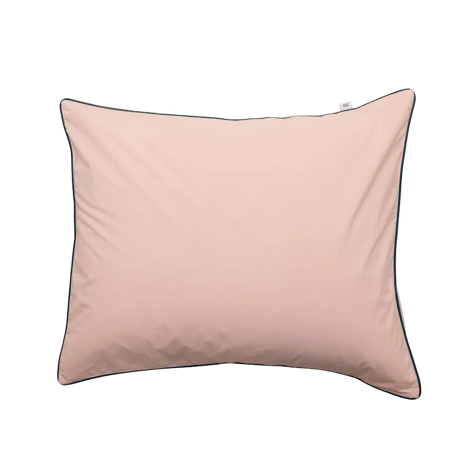 Powder Pink/Dark Blue örngott