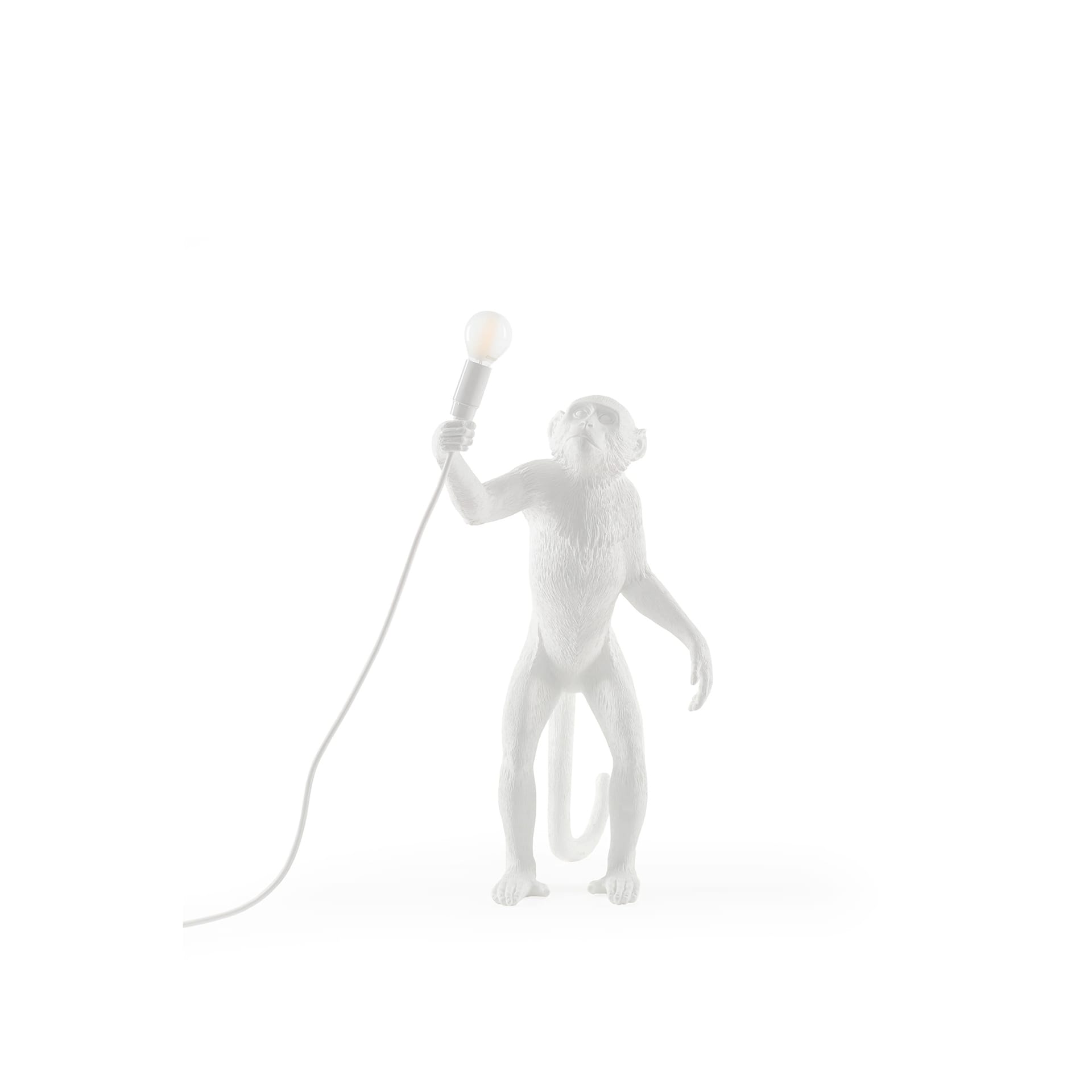 Monkey Lamp Standing White - Seletti - NO GA