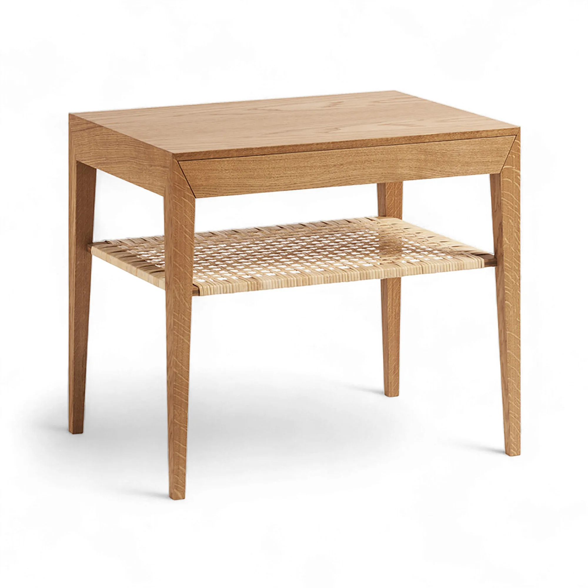 Model 35 sängbord rottinghylla - 1