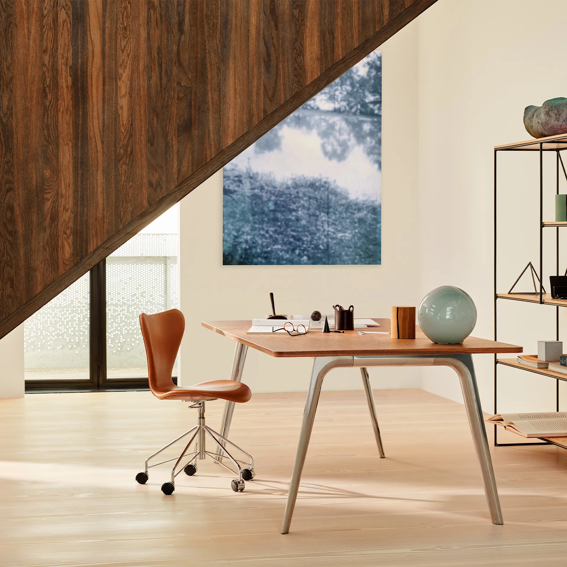 3117 Sjuan kontorsstol - Fritz Hansen - Arne Jacobsen - NO GA