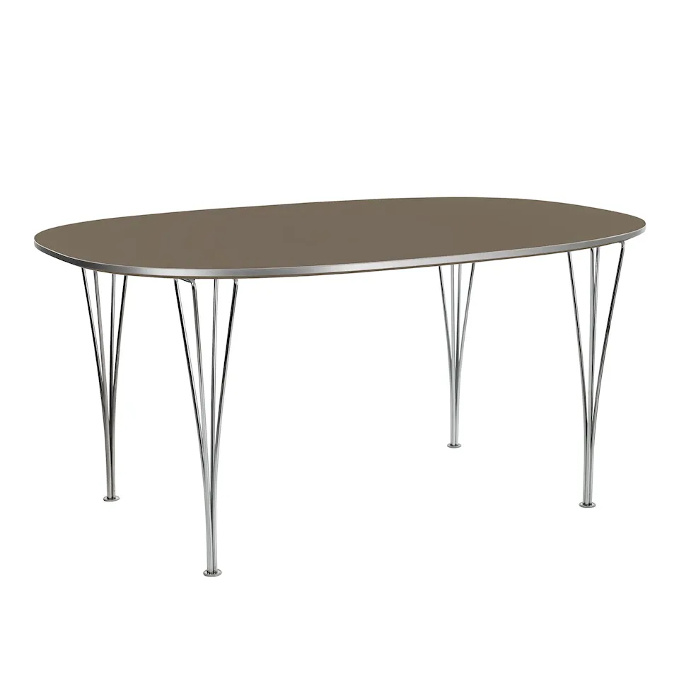 B614 Superellips matbord 120 x 240 cm