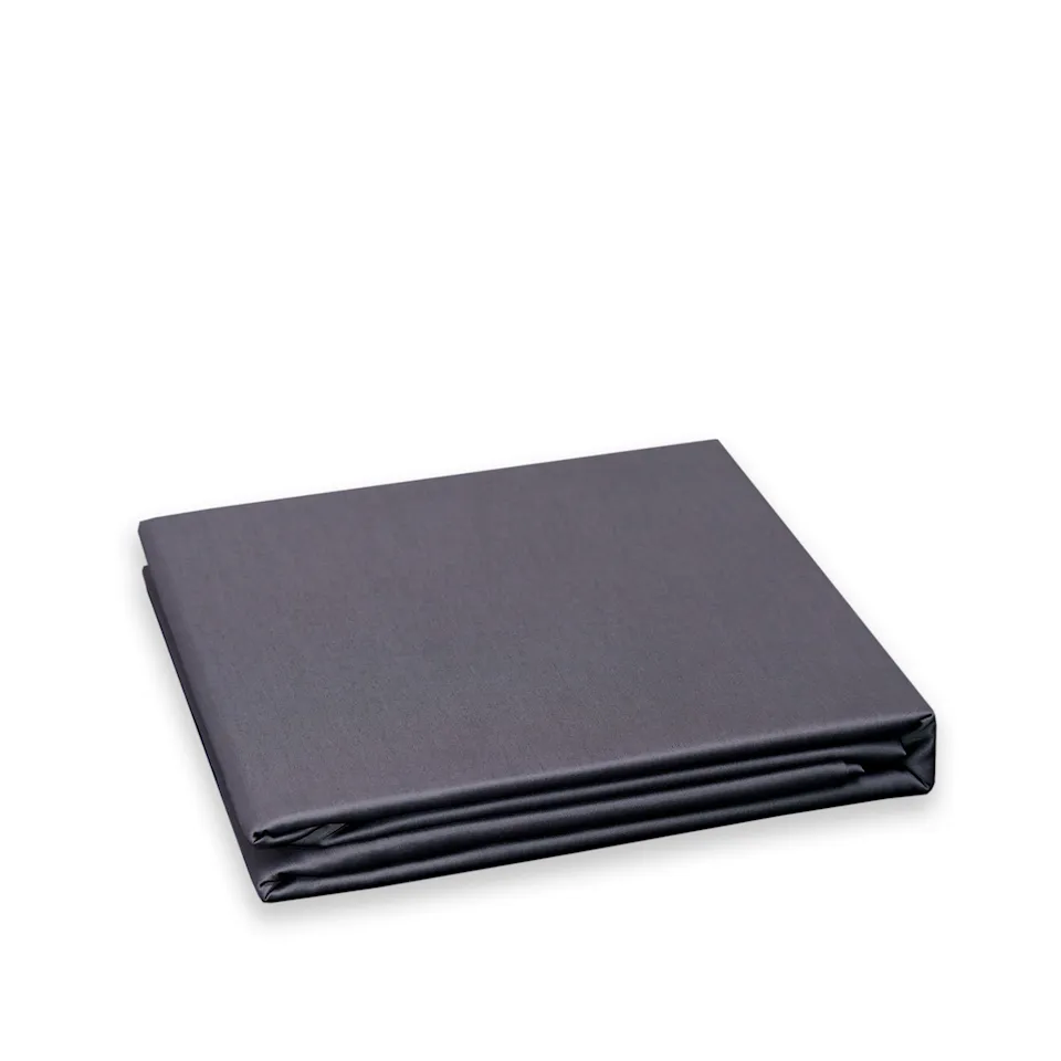 Shade kuvertsytt underlakan satin antracite grey 90x200 cm