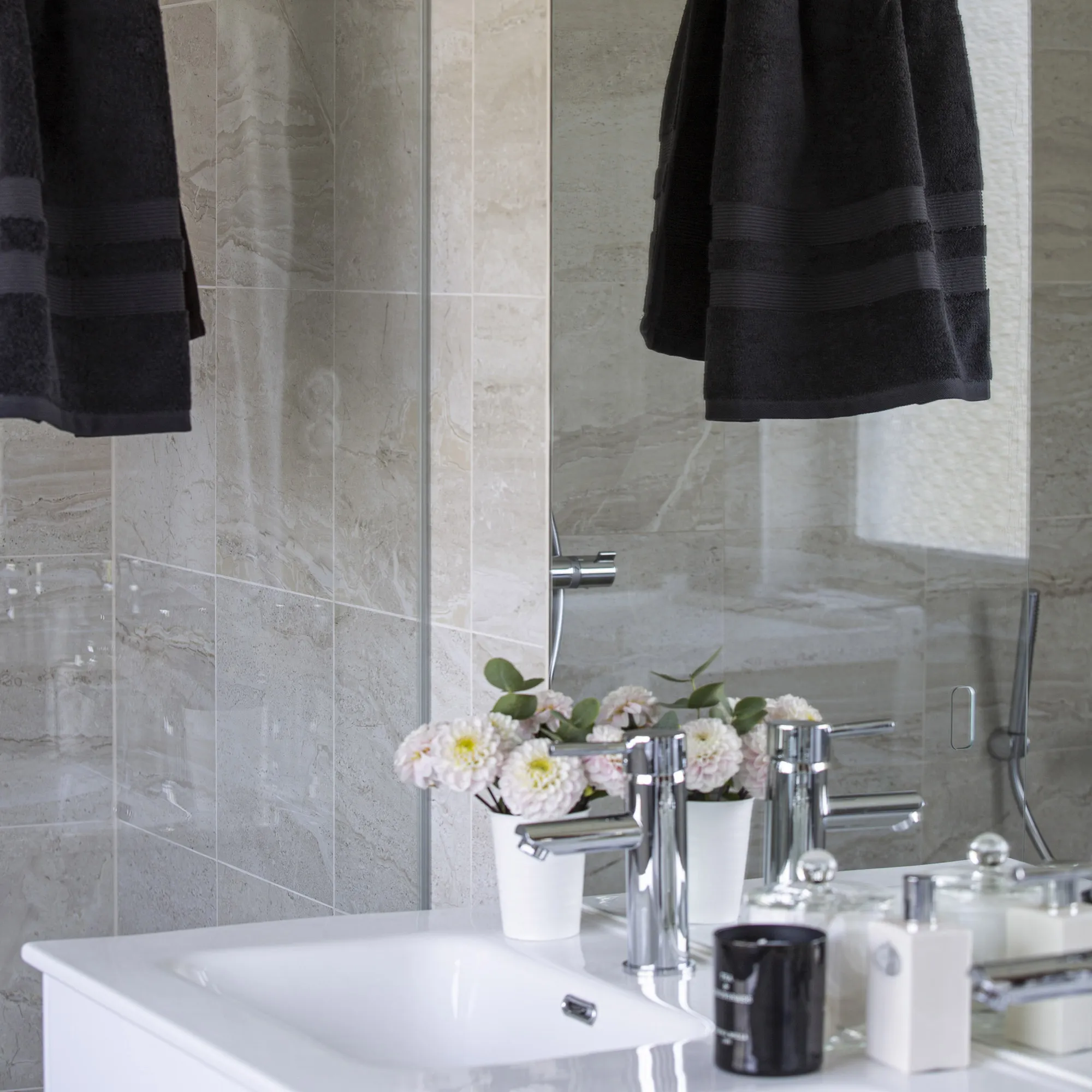 Fontana Anthracite handduk - 3