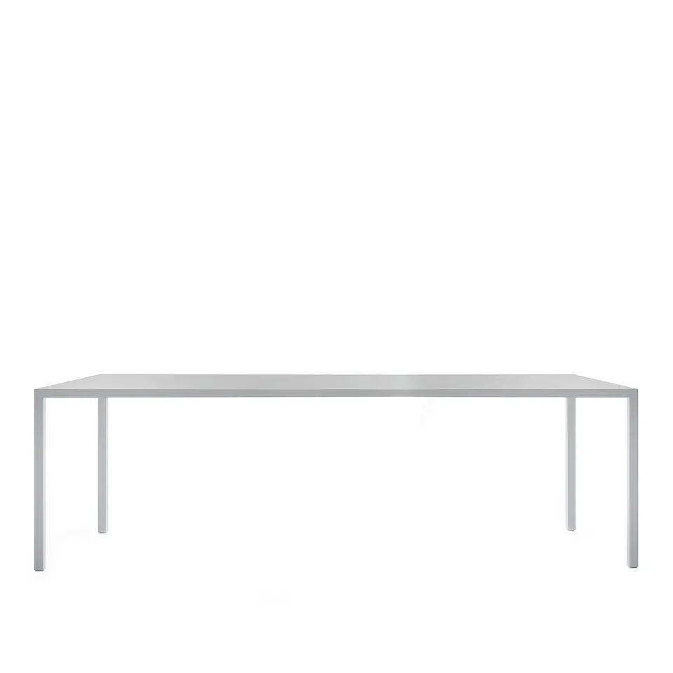 Tense Standard Table, 120x360, Fenix Matt Grey, Resin Matt Medium Grey