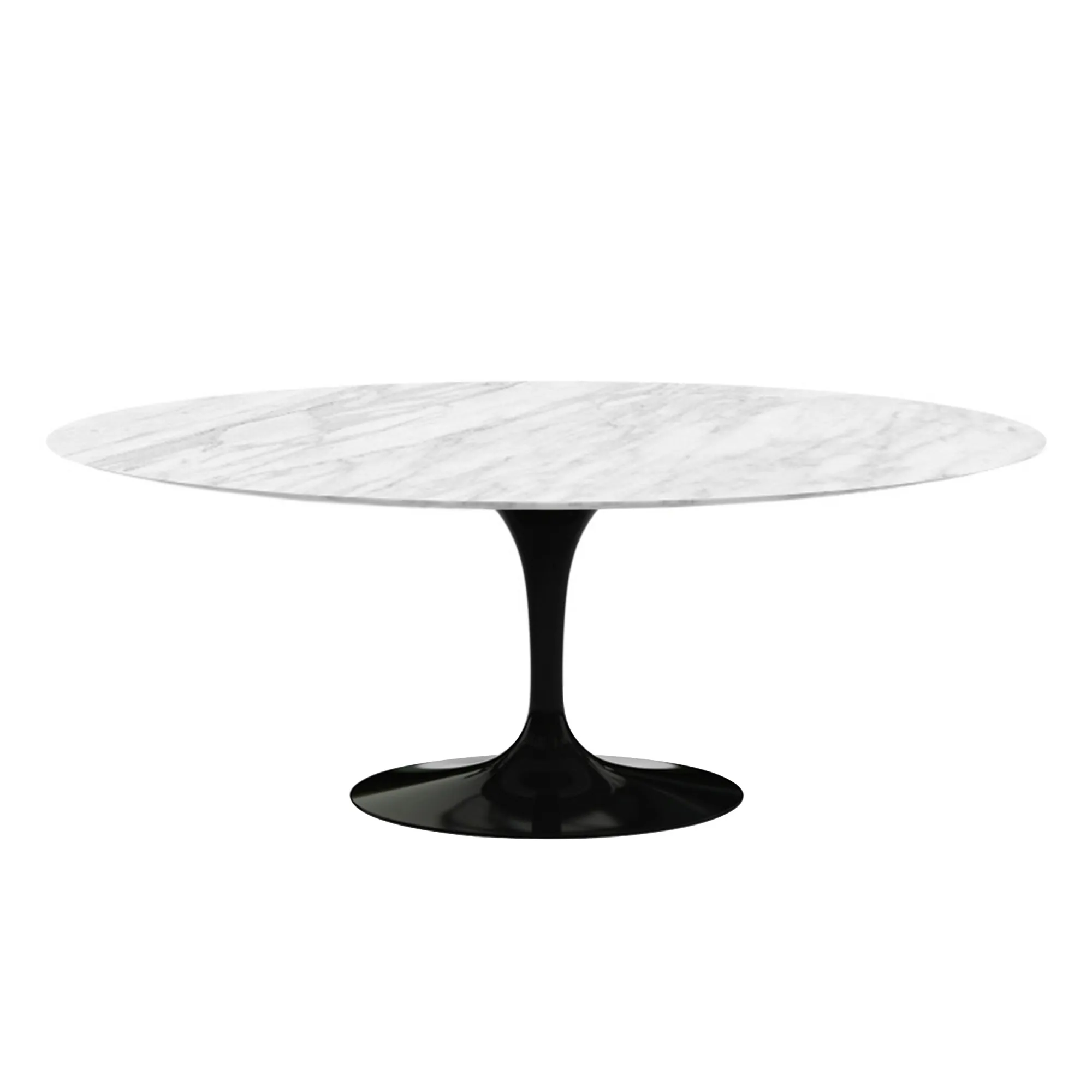 Saarinen Oval matbord 198 cm Black - 1
