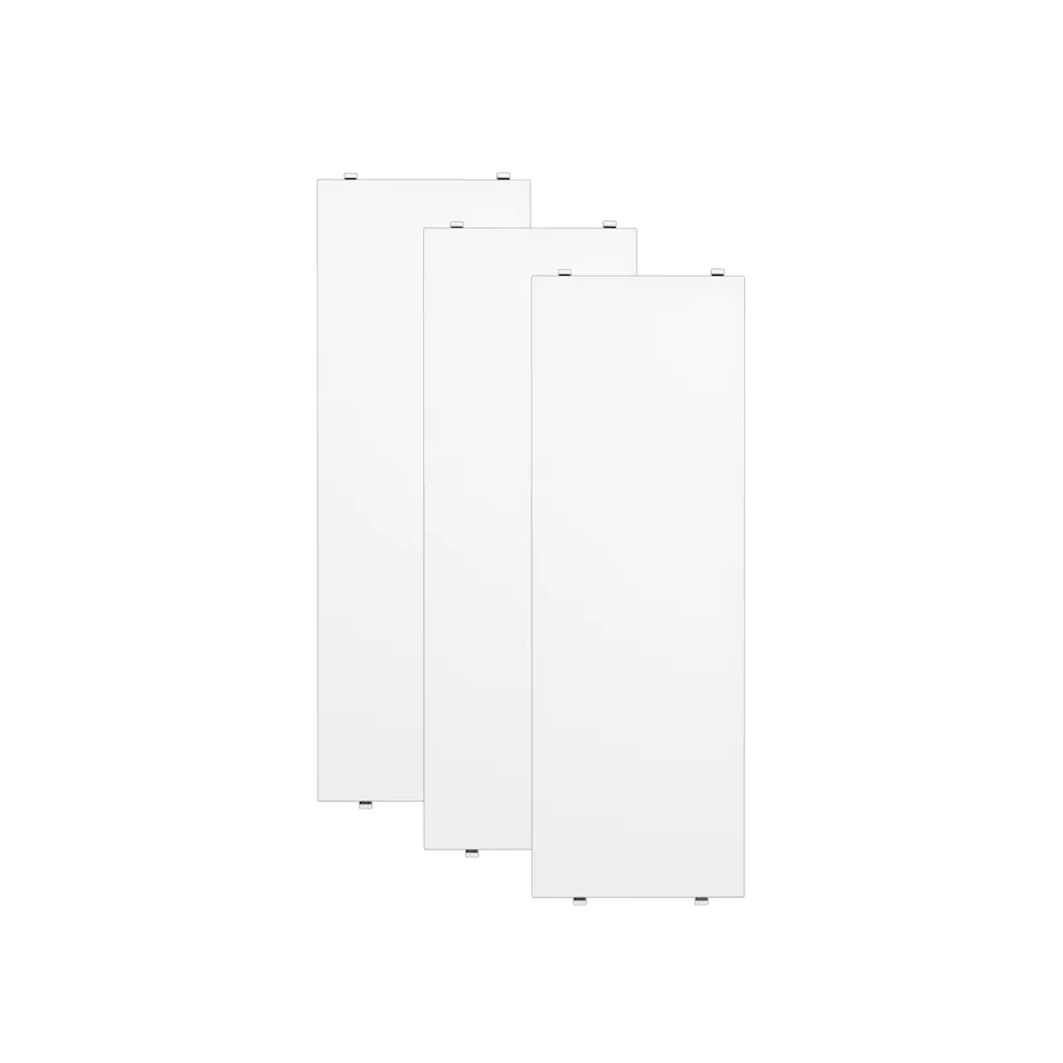 Hyllplan 58x20cm 3-pack vit