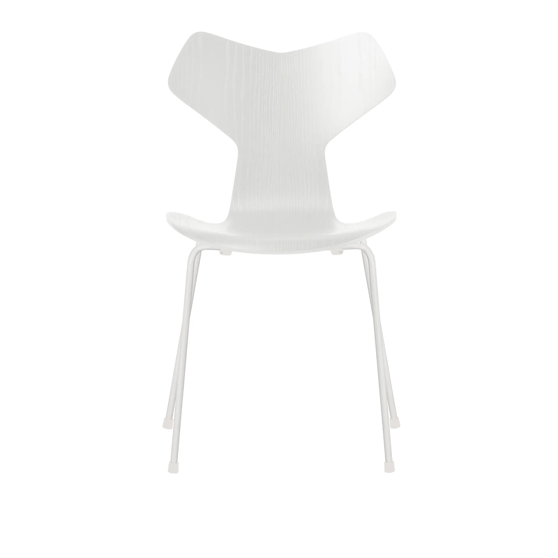 3130 Grand Prix stol Askfanér White - Fritz Hansen - Arne Jacobsen - NO GA