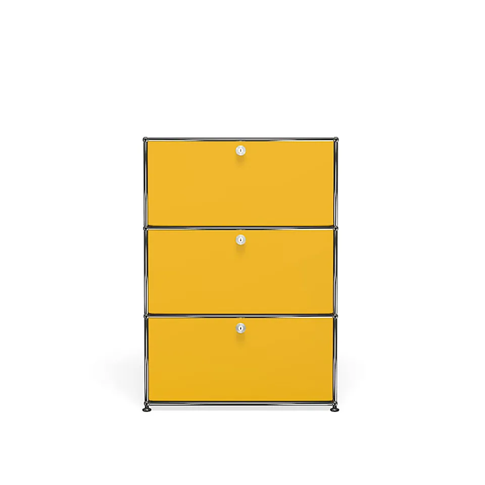 USM Haller 82 Shelving, Golden Yellow