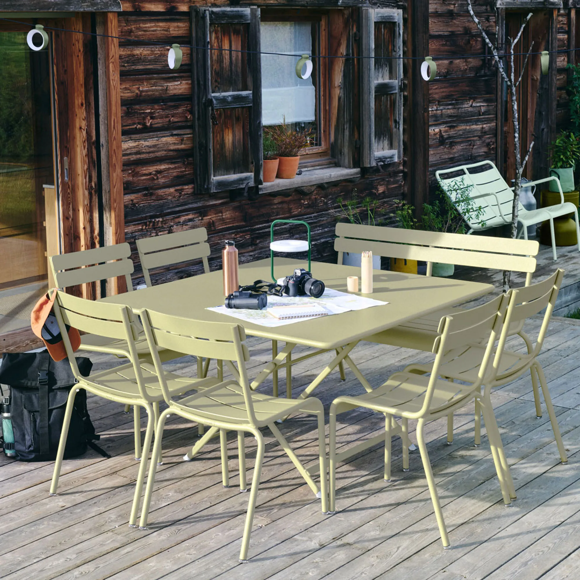 Luxembourg 2/3-Seater Bench With Backrest - 3