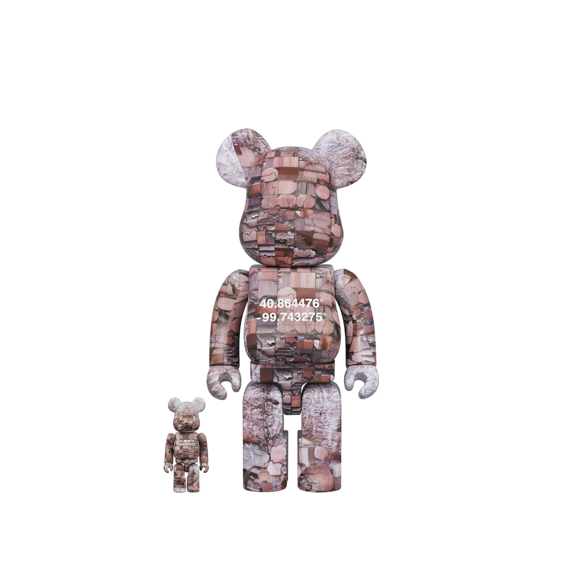 BE@RBRICK Benjamin Grant Overview Nebraska 100% & 400% - Medicom Toy - NO GA