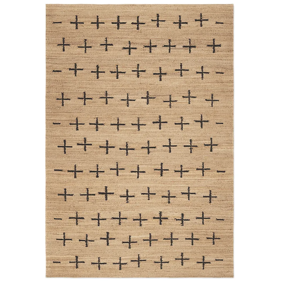 Jute Cross Black jutematta
