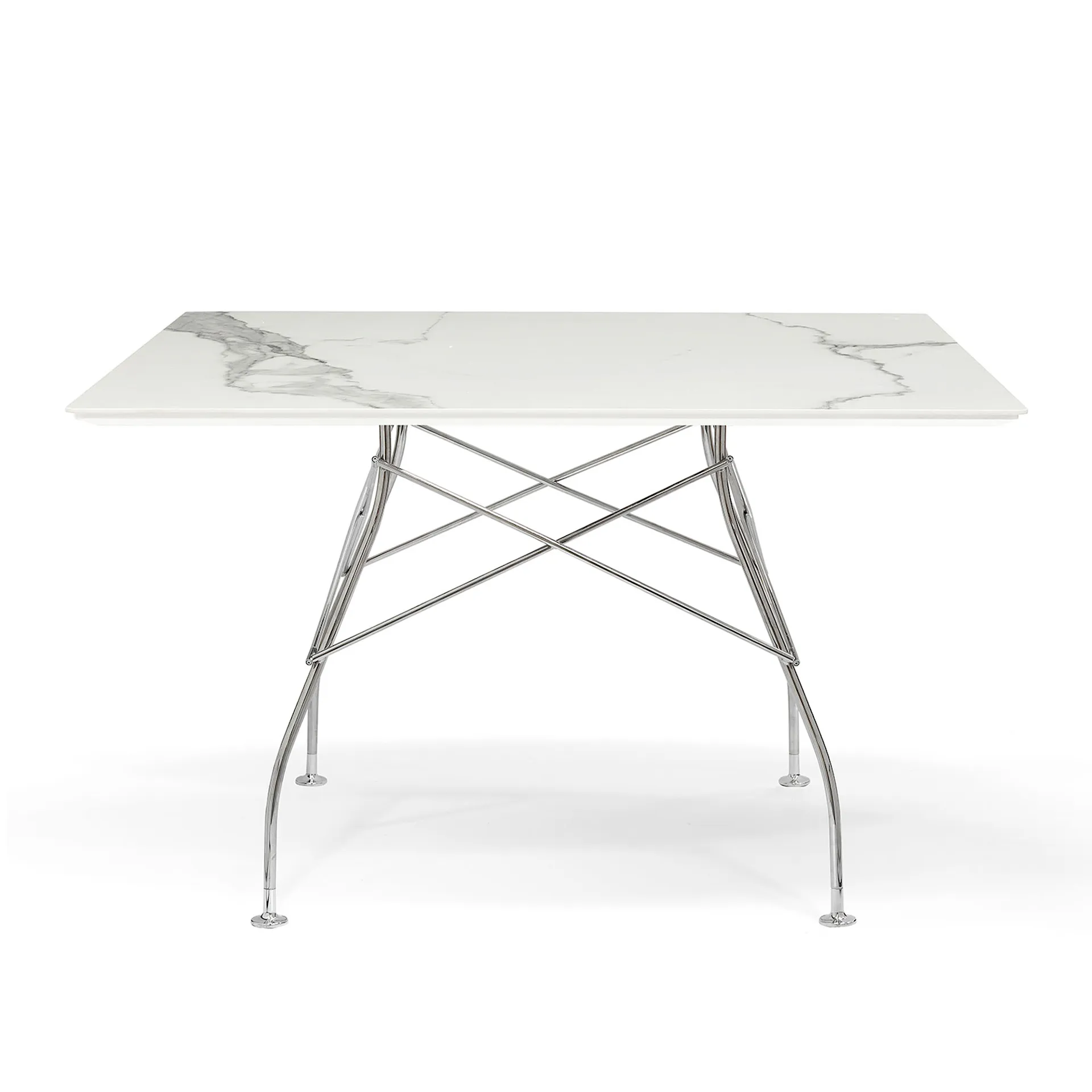 Glossy Square Table - Kartell - Antonio Citterio - NO GA