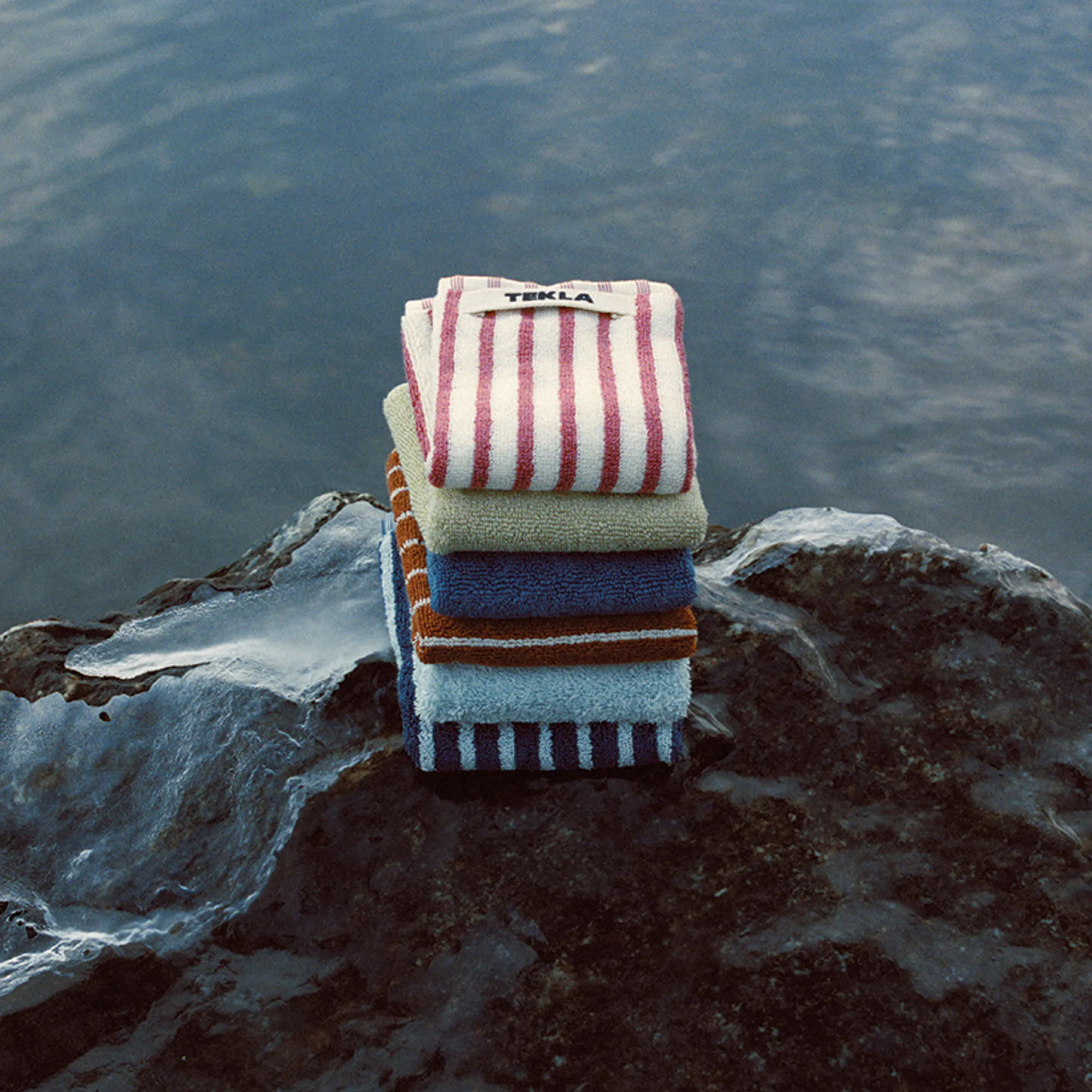 Terry Ripple Stripes handduk - 3