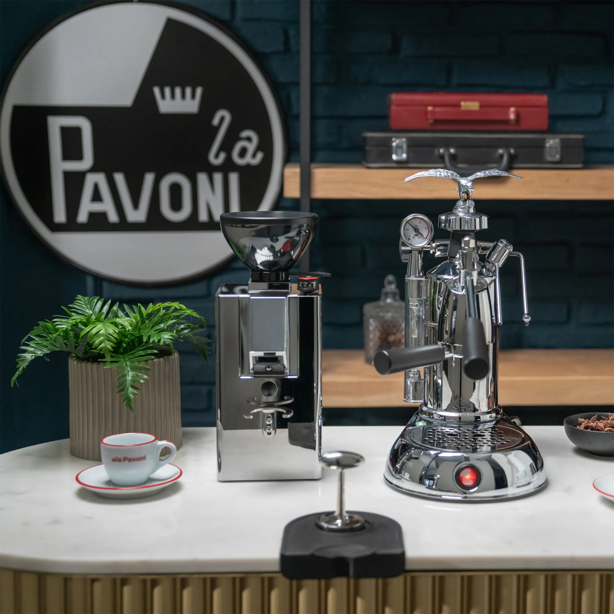 Milano Legno Nera manuell espressomaskin