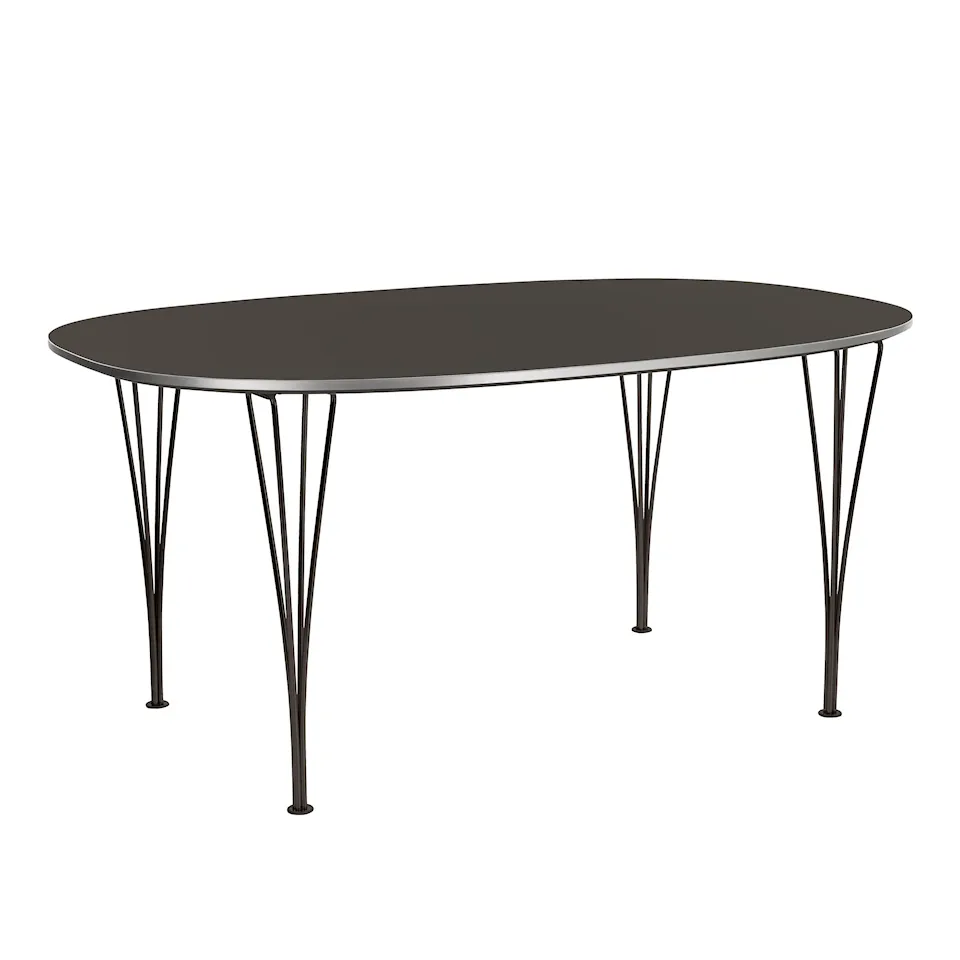 B614 Superellips matbord 120 x 240 cm